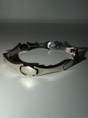 Sterling Silver 925 Mexico Shiny Link Bracelet